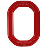 #831 Octagon Frame - Holiday Red