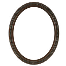 #604 Oval Frame - Walnut #604 Oval Frame - Walnut
