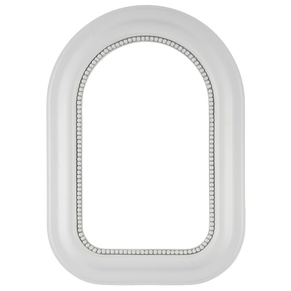 #458 Cathedral Frame - Linen White