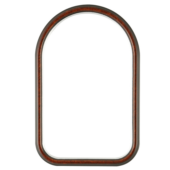 #551 Cathedral Frame - Vintage Walnut with Silver Lip