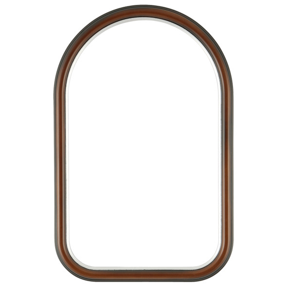 #551 Cathedral Frame - Walnut with Silver Lip