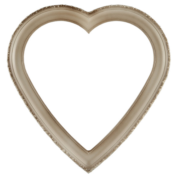 #401 Heart Frame - Taupe