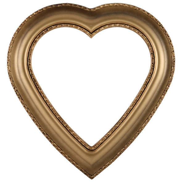 #452 Heart Frame - Desert Gold