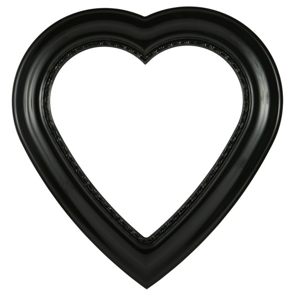 #456 Heart Frame - Gloss Black