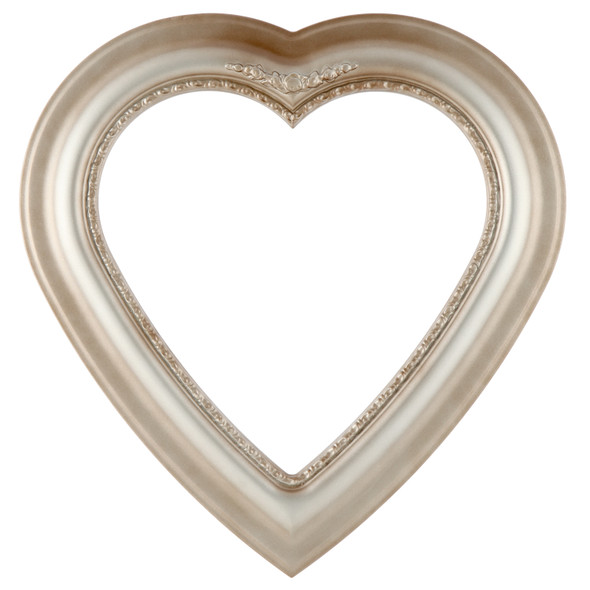 #457 Heart Frame - Silver Shade