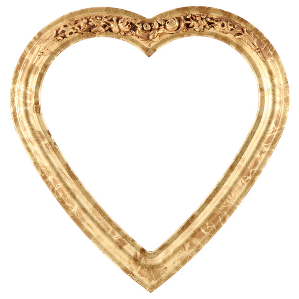 #461 Heart Frame - Champagne Gold