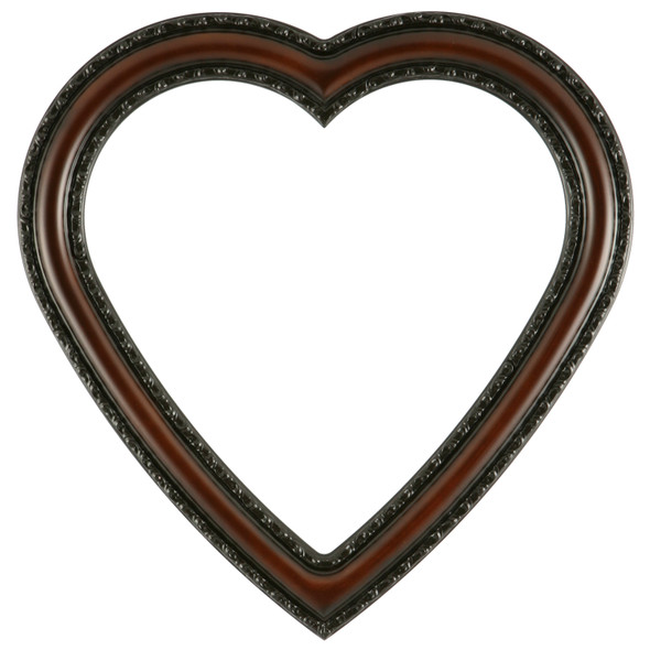 #462 Heart Frame - Walnut