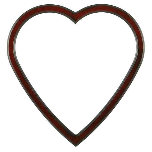 #810 Heart Frame - Vintage Cherry
