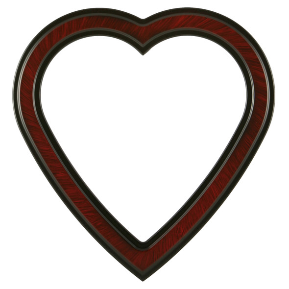#820 Heart Frame - Vintage Cherry