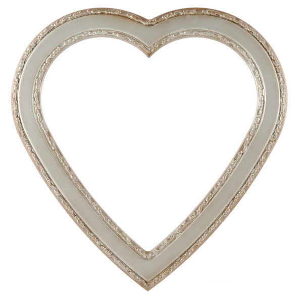 #822 Heart Frame - Silver Shade