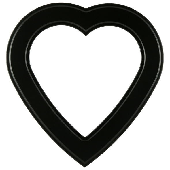 #830 Heart Frame - Matte Black