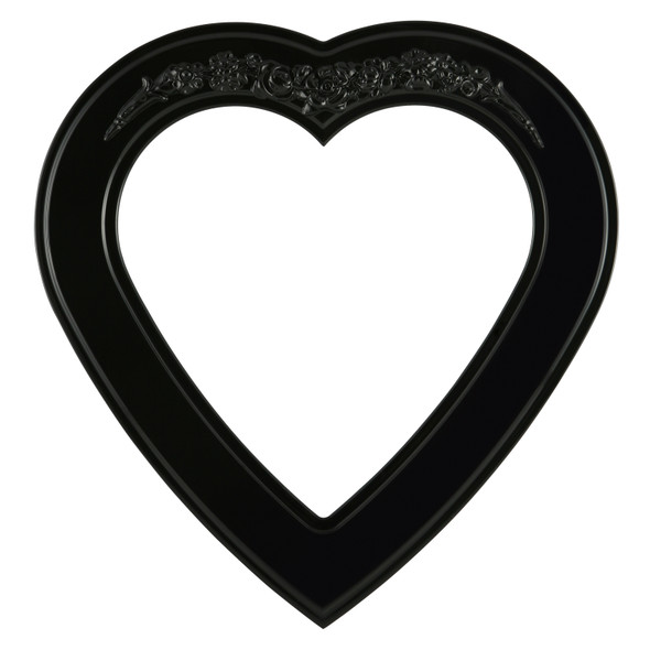 #831 Heart Frame - Gloss Black