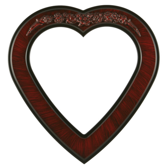 #831 Heart Frame - Vintage Cherry