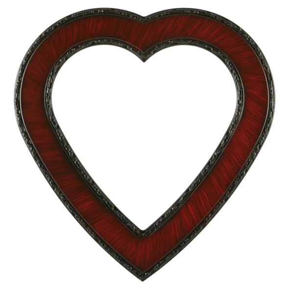 #832 Heart Frame - Vintage Cherry