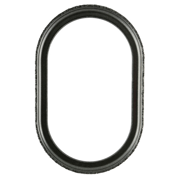 #401 Oblong Frame - Black Silver