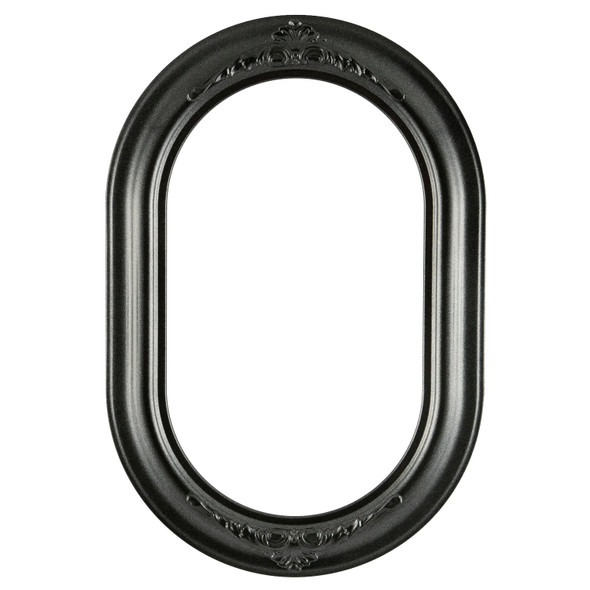 #451 Oblong Frame - Black Silver