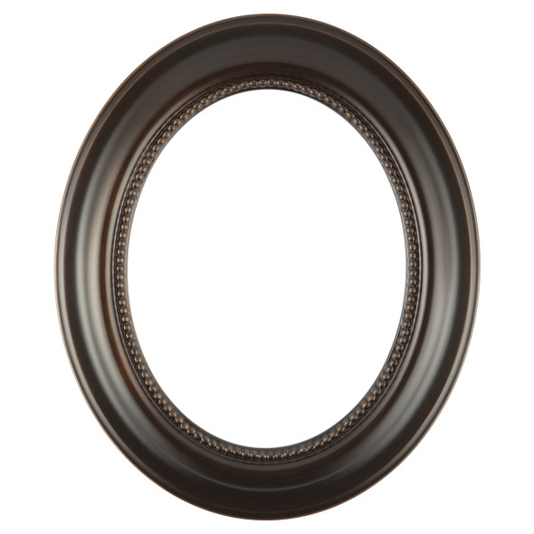 #458 Oval Frame - Rubbed Bronze