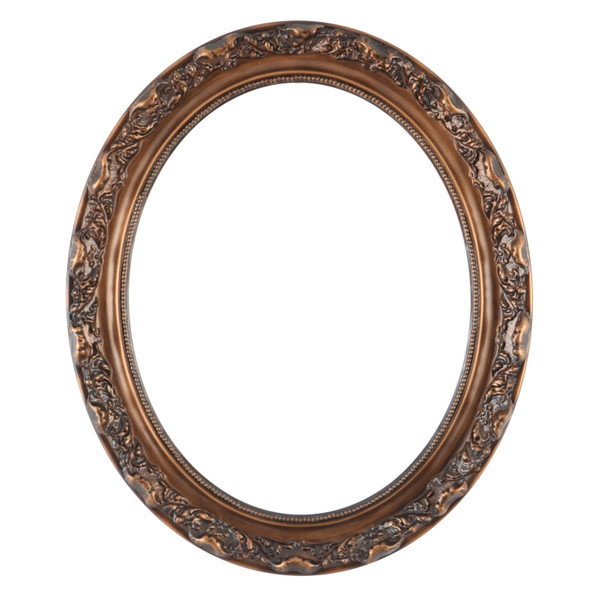 #602 Oval Frame - Sunset Gold