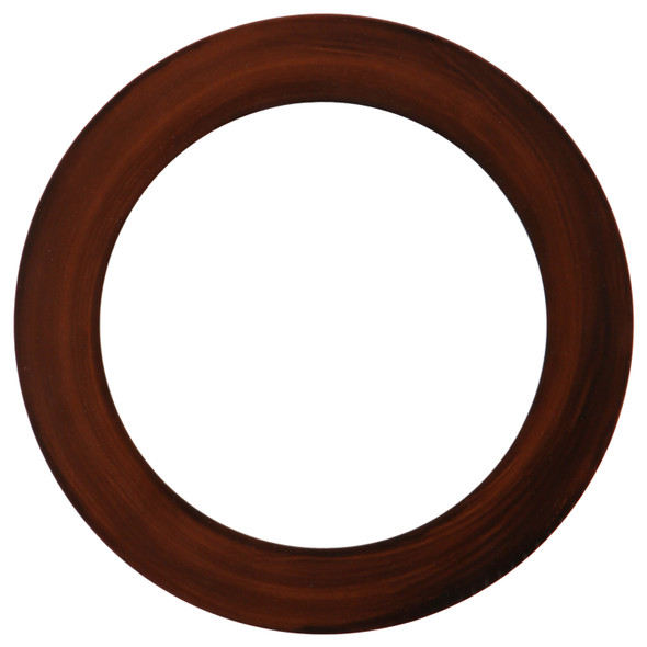 推定20年代 Dark Amber Round frame Picture Frames - Color - Brown Picture Frames