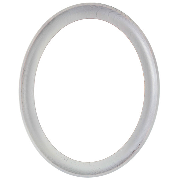#100 Oval Frame - Country White