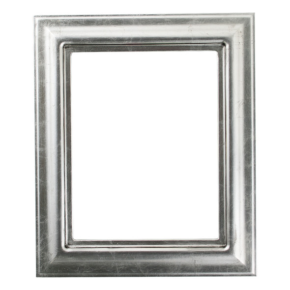 Rectangle Frame | Series 450 Silver Leaf with Brown Antique