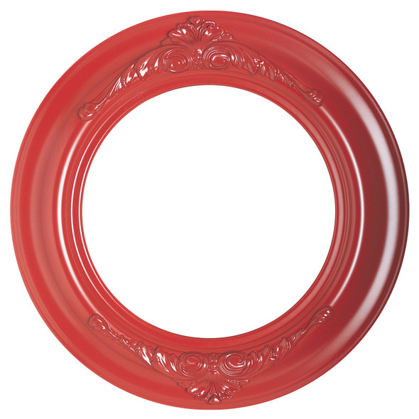 #451 Circle Frame - Holiday Red