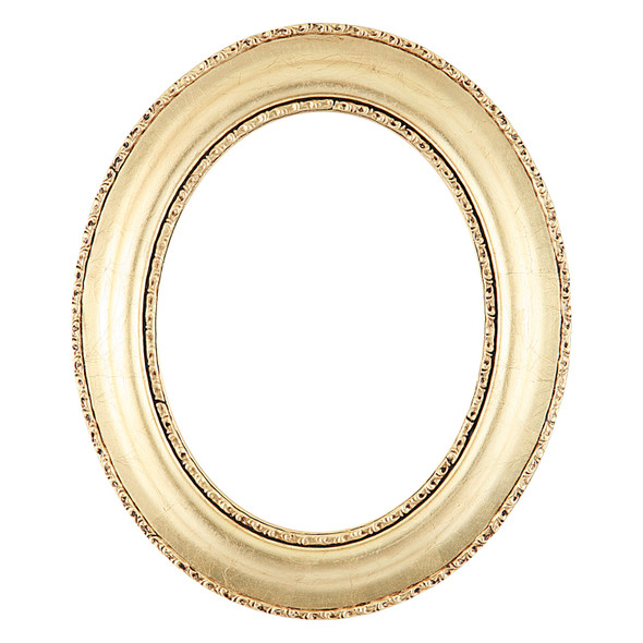 #452 Oval Frame - Gold Leaf