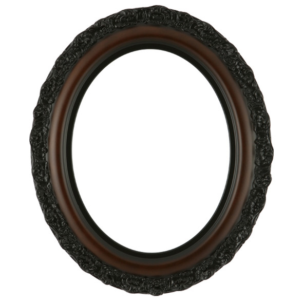 #454 Oval Frame - Walnut