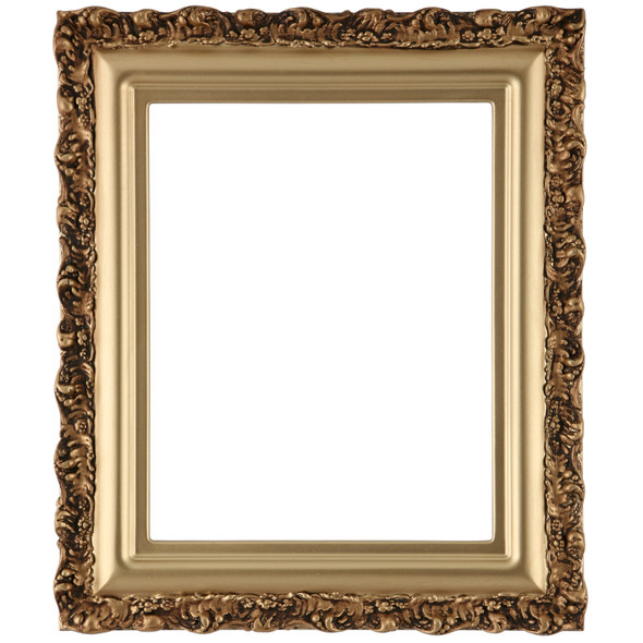 #454 Rectangle Frame - Gold Spray