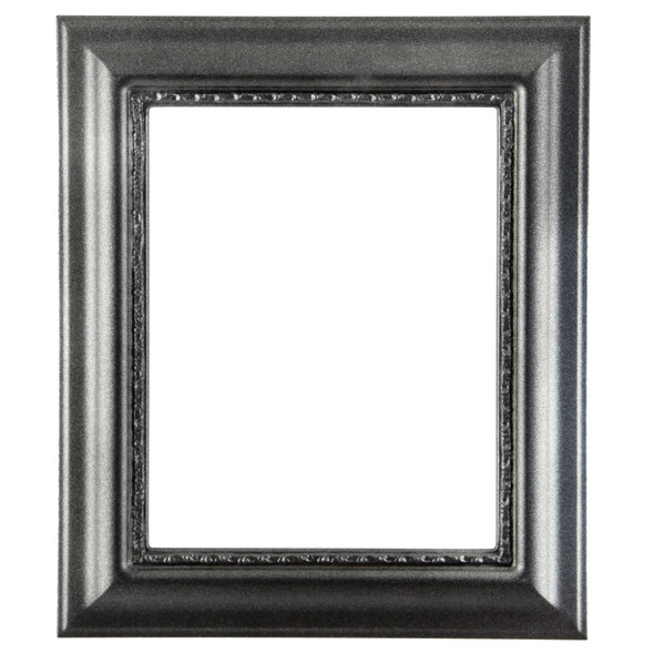 #456 Rectangle Frame - Black Silver