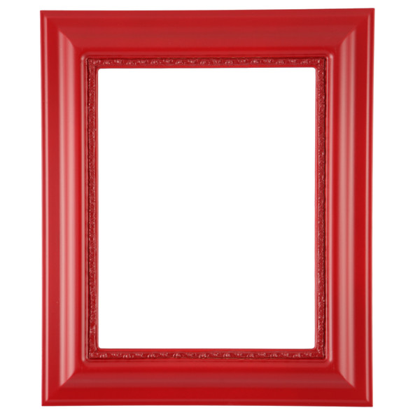 #456 Rectangle Frame - Holiday Red