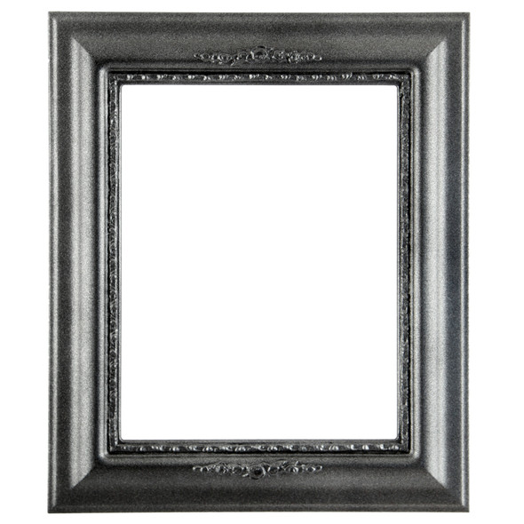 #457 Rectangle Frame - Black Silver