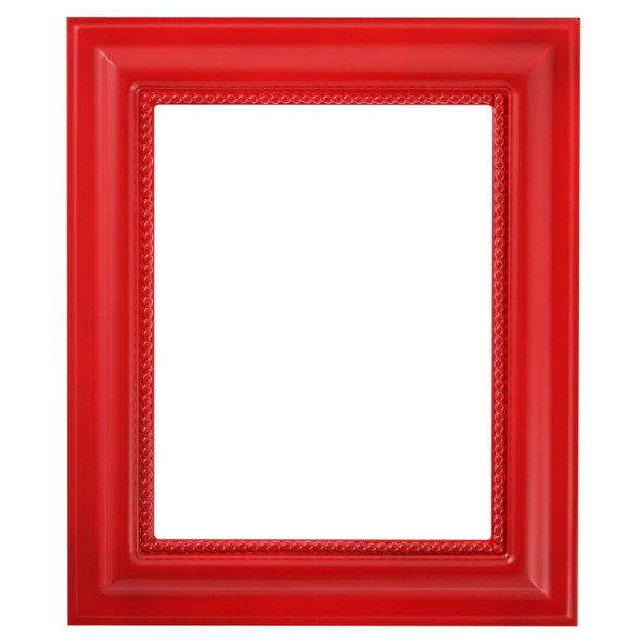 #458 Rectangle Frame - Holiday Red