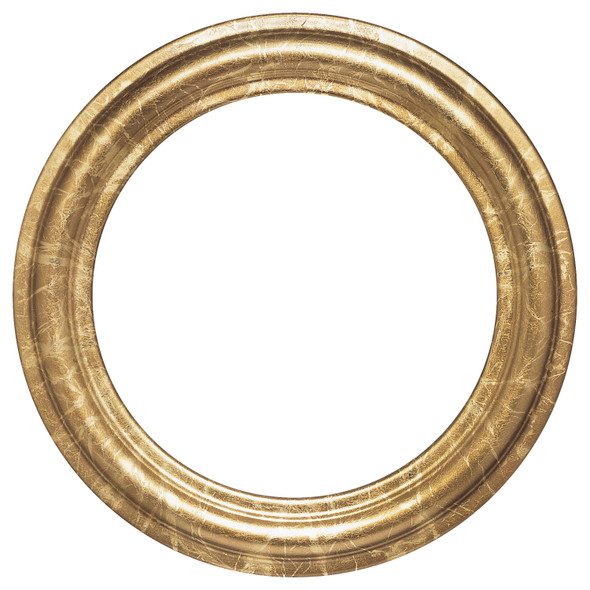 #460 Circle Frame - Champagne Gold