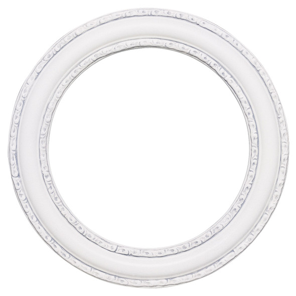 #462 Circle Frame - Linen White
