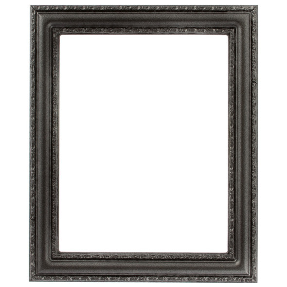 #462 Rectangle Frame - Black Silver