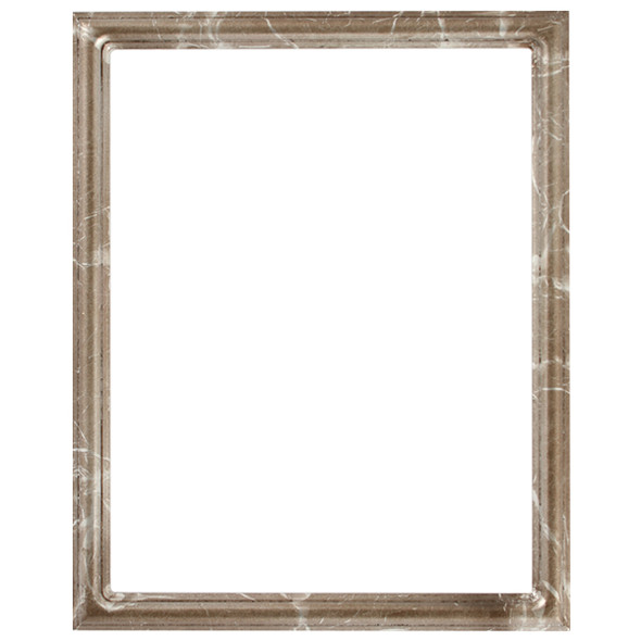 #550 Rectangle Frame - Champagne Silver
