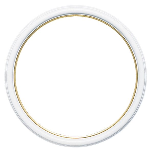Circle Frame | Series 551 Linen White with Silver Lip