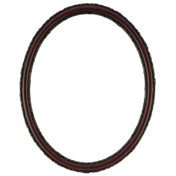 #553 Oval Frame - Rosewood