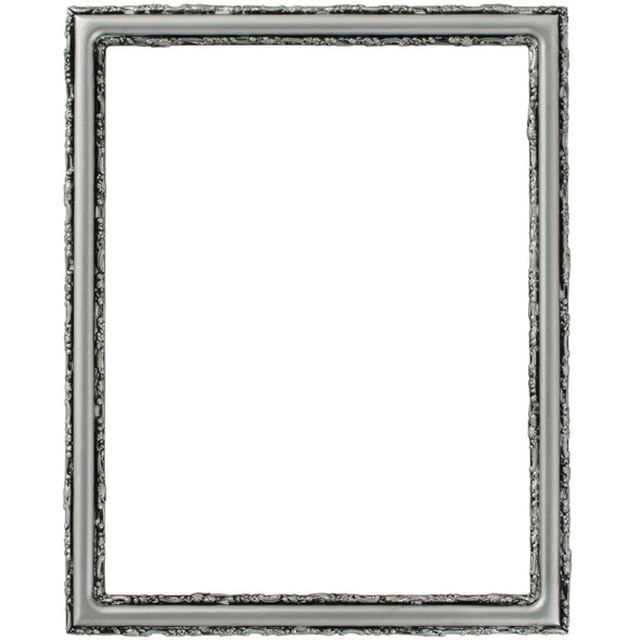 #553 Rectangle Frame - Silver Spray