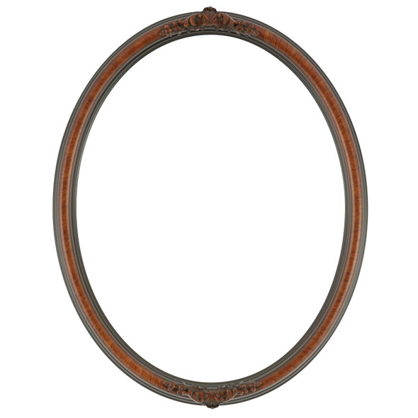 #554 Oval Frame - Vintage Walnut