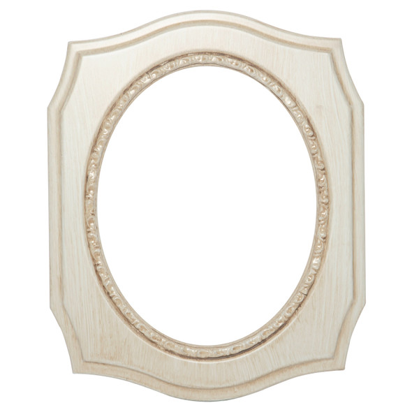 #609 Oval Frame - Antique White