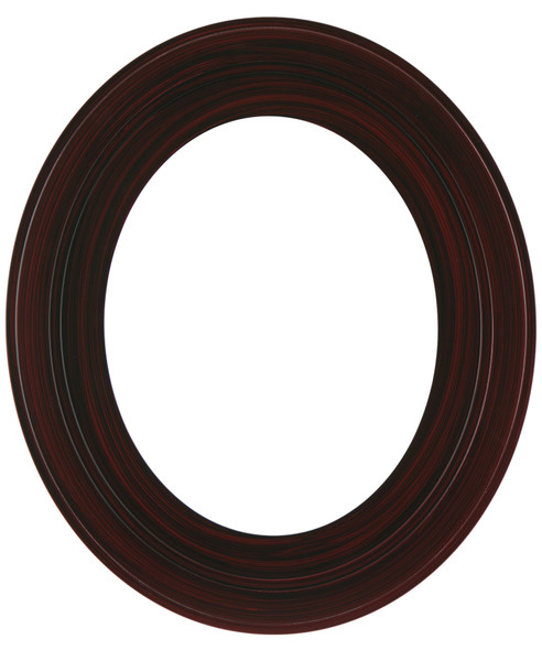 #797 Oval Frame - Black Cherry