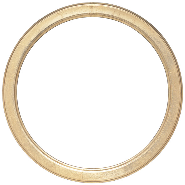 #810 Circle Frame - Gold Leaf