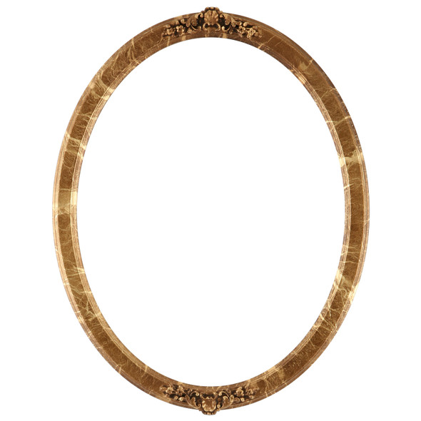 #811 Oval Frame - Champagne Gold