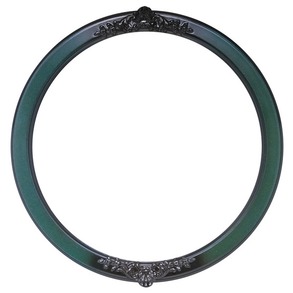 #811 Circle Frame - Hunter Green