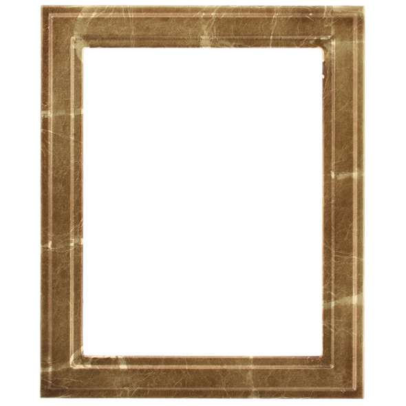 #820 Rectangle Frame - Champagne Gold