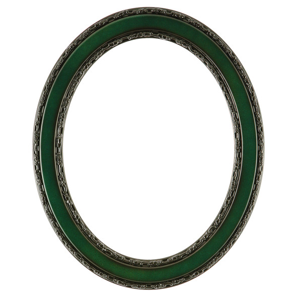 #822 Oval Frame - Hunter Green