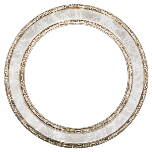 #822 Circle Frame - Champagne Silver