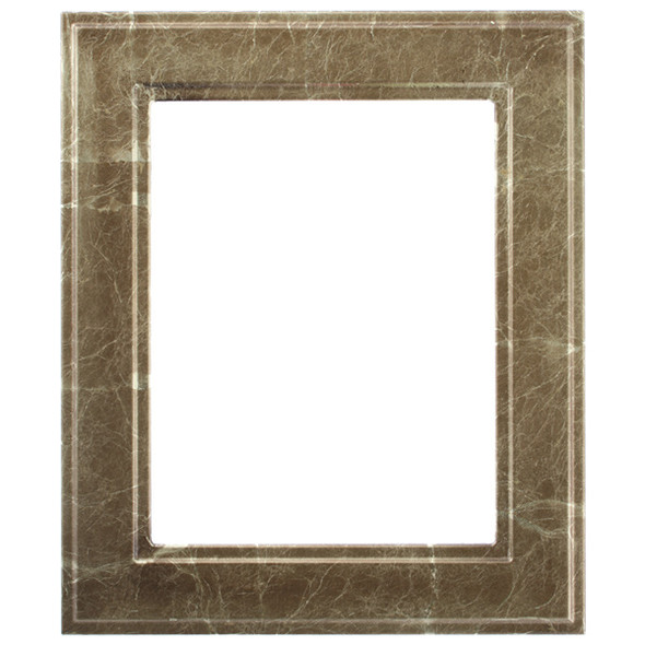 #830 Rectangle Frame - Champagne Gold